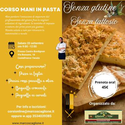 Laboratorio mani in pasta per panificazione