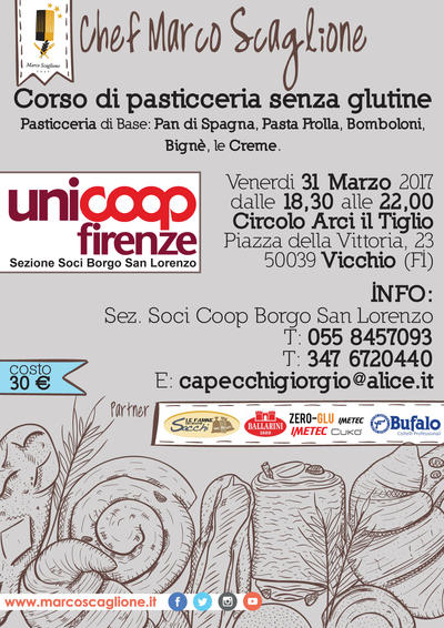 Corso di Pasticceria Senza Glutine