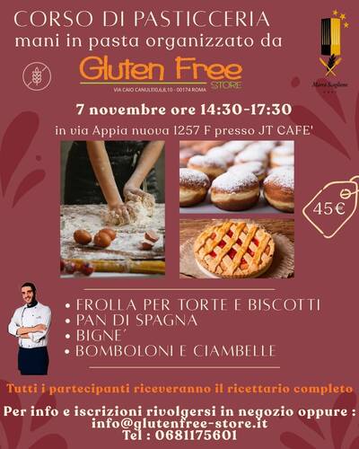 Laboratorio di Pasticceria mani in pasta