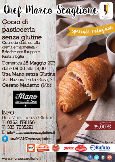 Corso di Pasticceria Senza Glutine