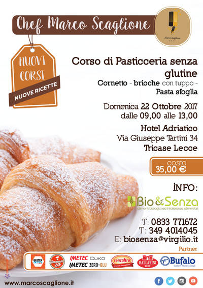 Corso di Pasticceria Senza Glutine 