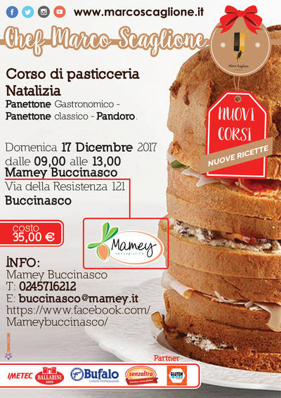 Corso di Pasticceria dedicato ai dolci di Natale