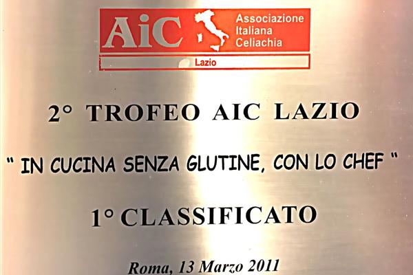 1° Premio “In cucina senza glutine con lo Chef“