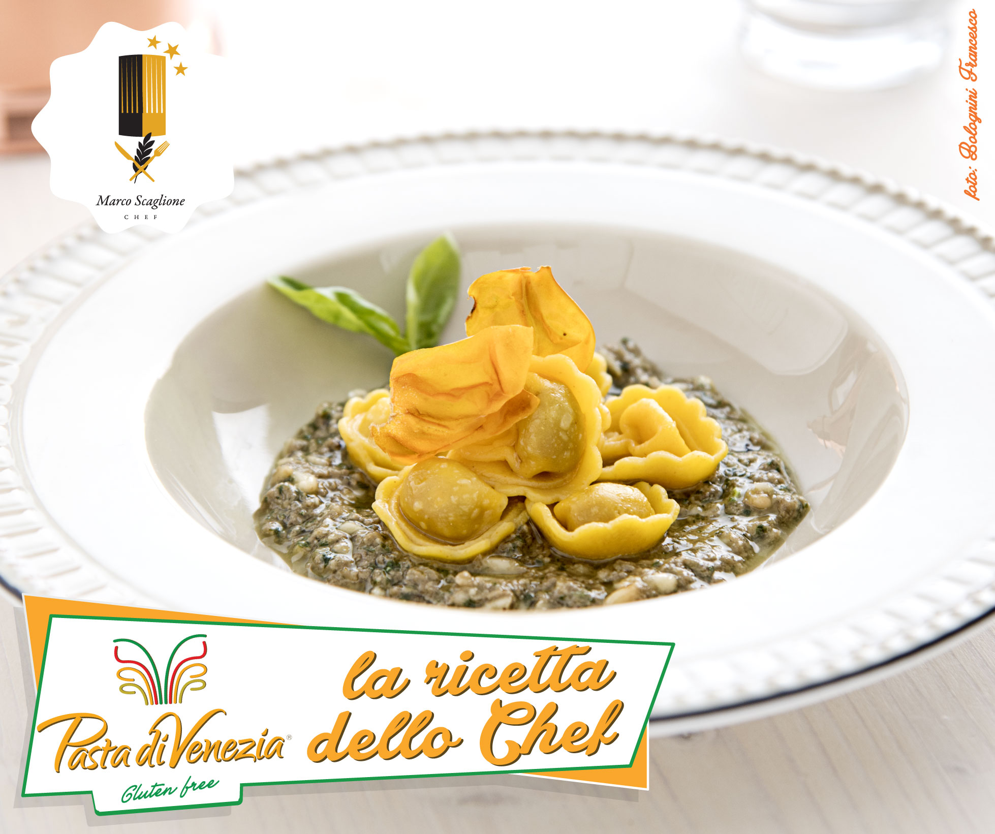 Cappelletti al crudo con pesto di melanzane e olive senza glutine 