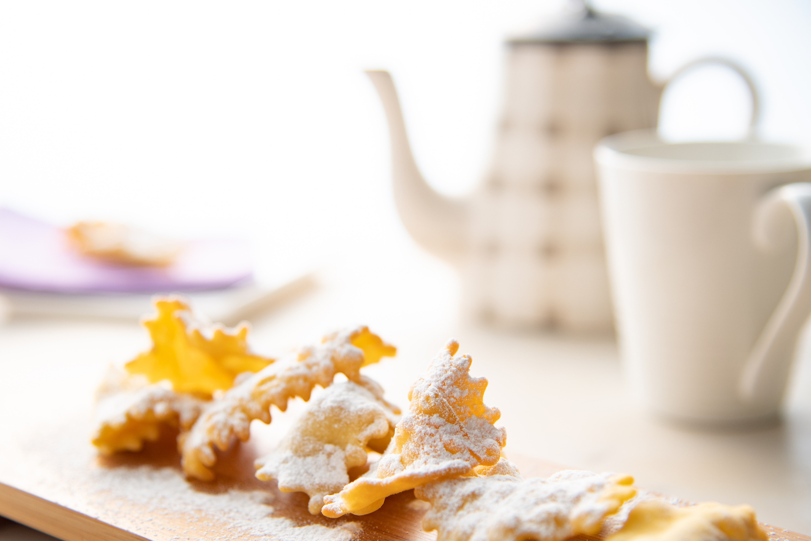 Chiacchiere di Carnevale con farina di grano saraceno senza glutine