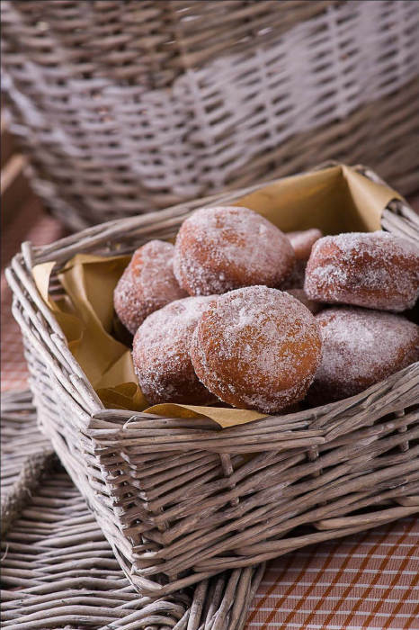 Bomboloni fritti libre de gluten