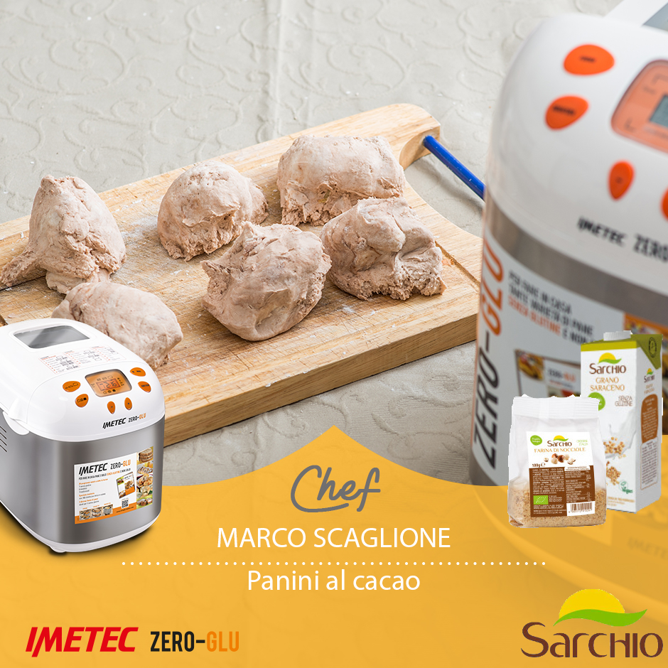 Panini dolci senza glutine al cacao