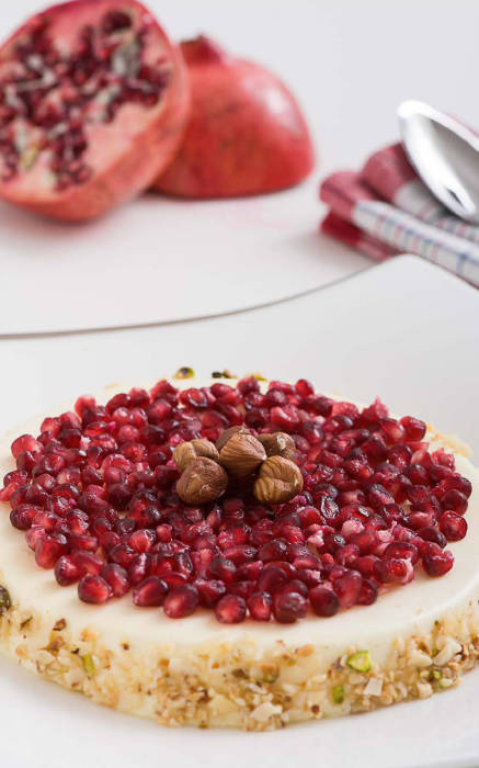  Bavarian without glutinous with dried fruit and pomegranate