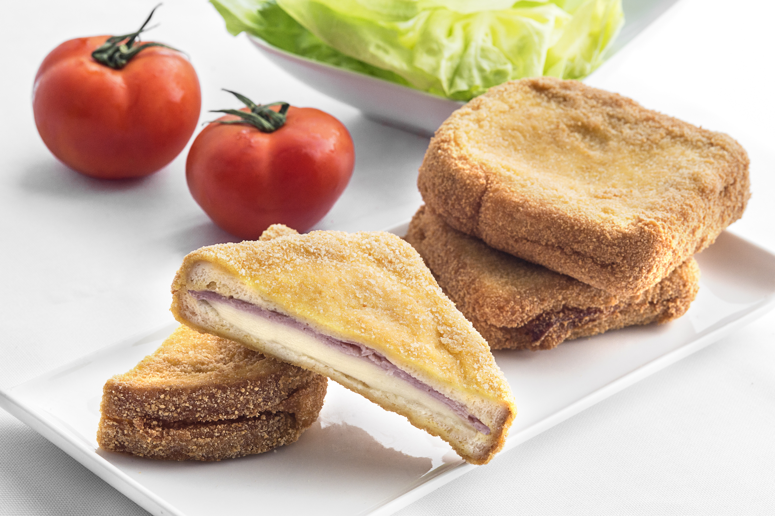 Mozzarella in carrozza senza glutine ai cereali con mozzarella di bufala 