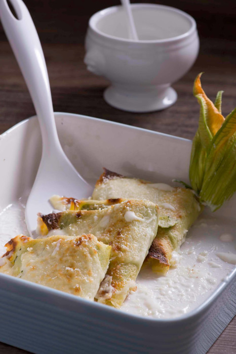 Florentine corn crepes gluten-free