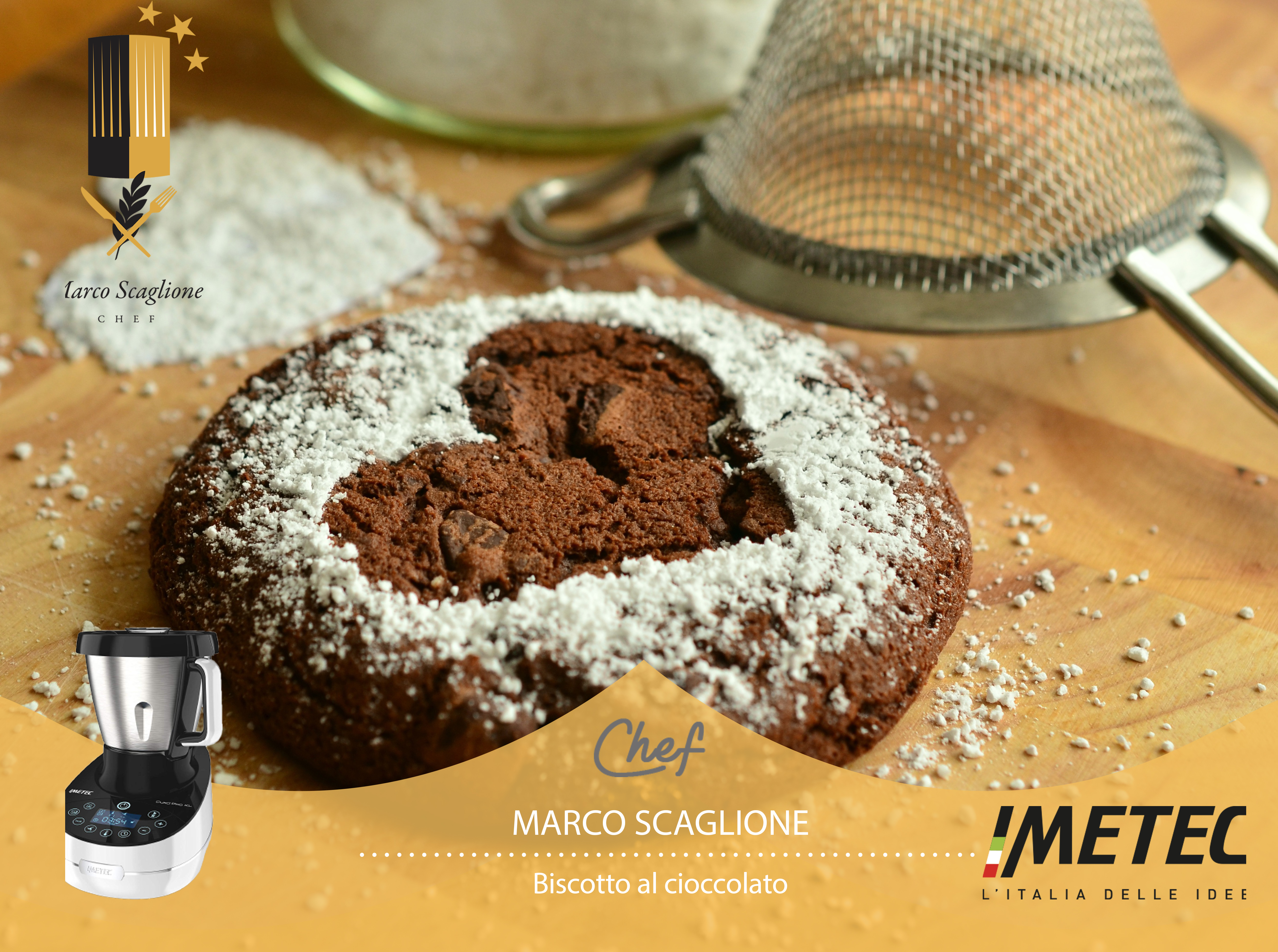 Biscotti al cacao senza glutine e gocce di cioccolato