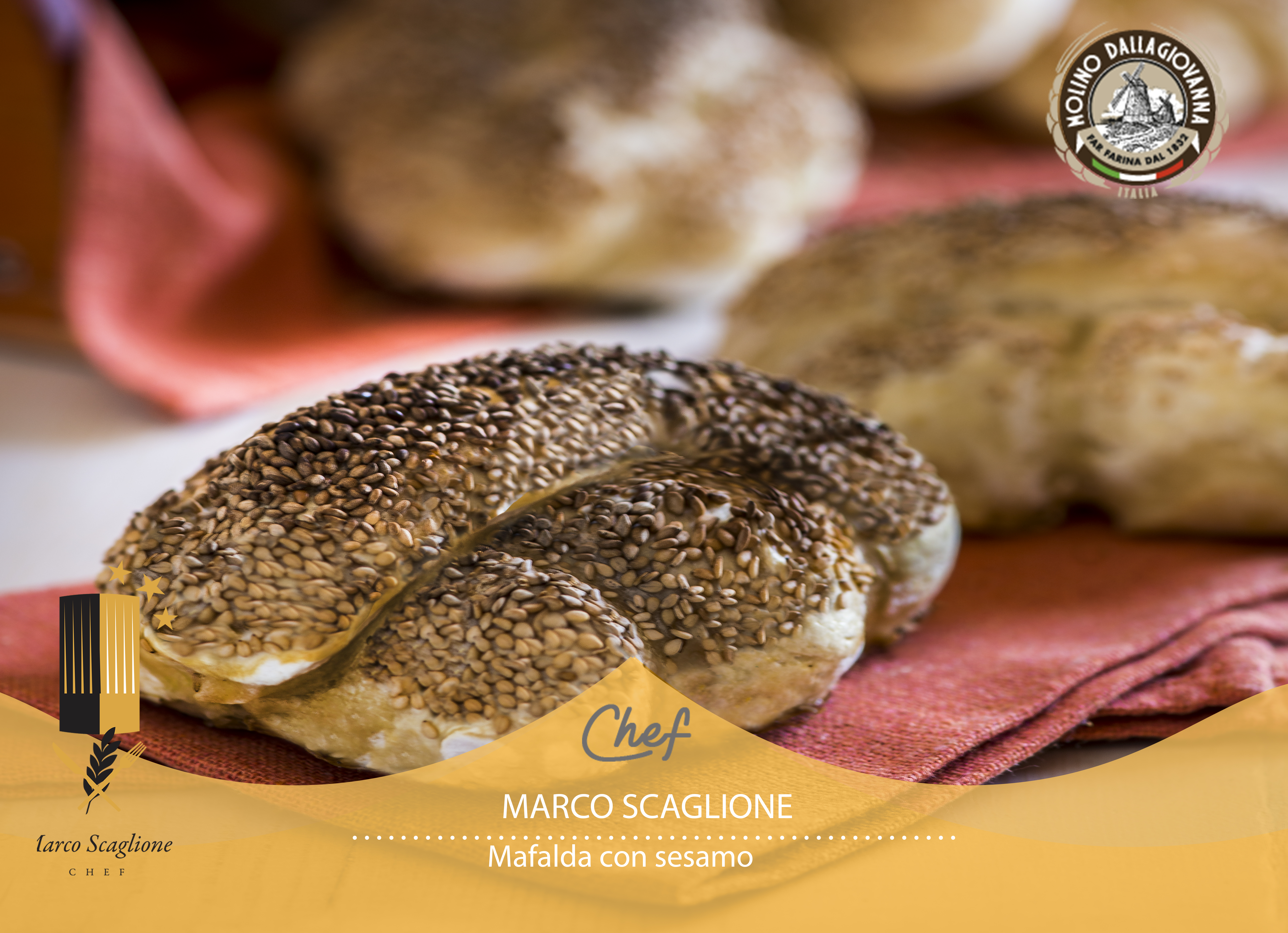 Mafalda gluten-free with sesame seeds