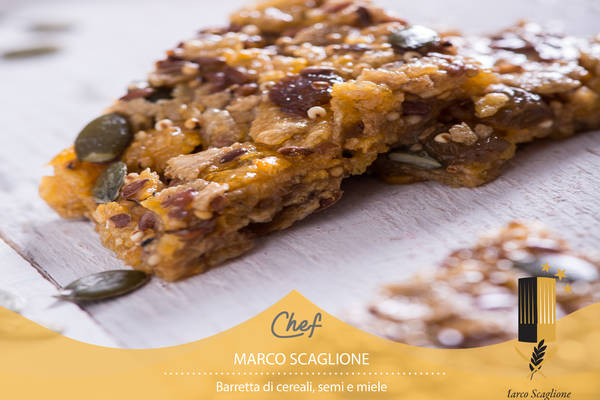 Barritas de cereales y miel