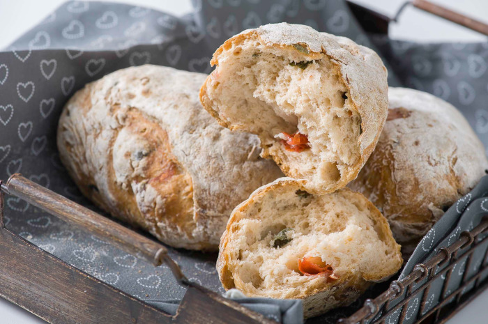 Pane mediterraneo senza glutine