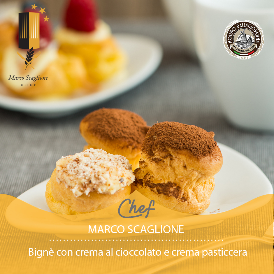 Bignè Dolci alla Crema Pasticcera: la Ricetta