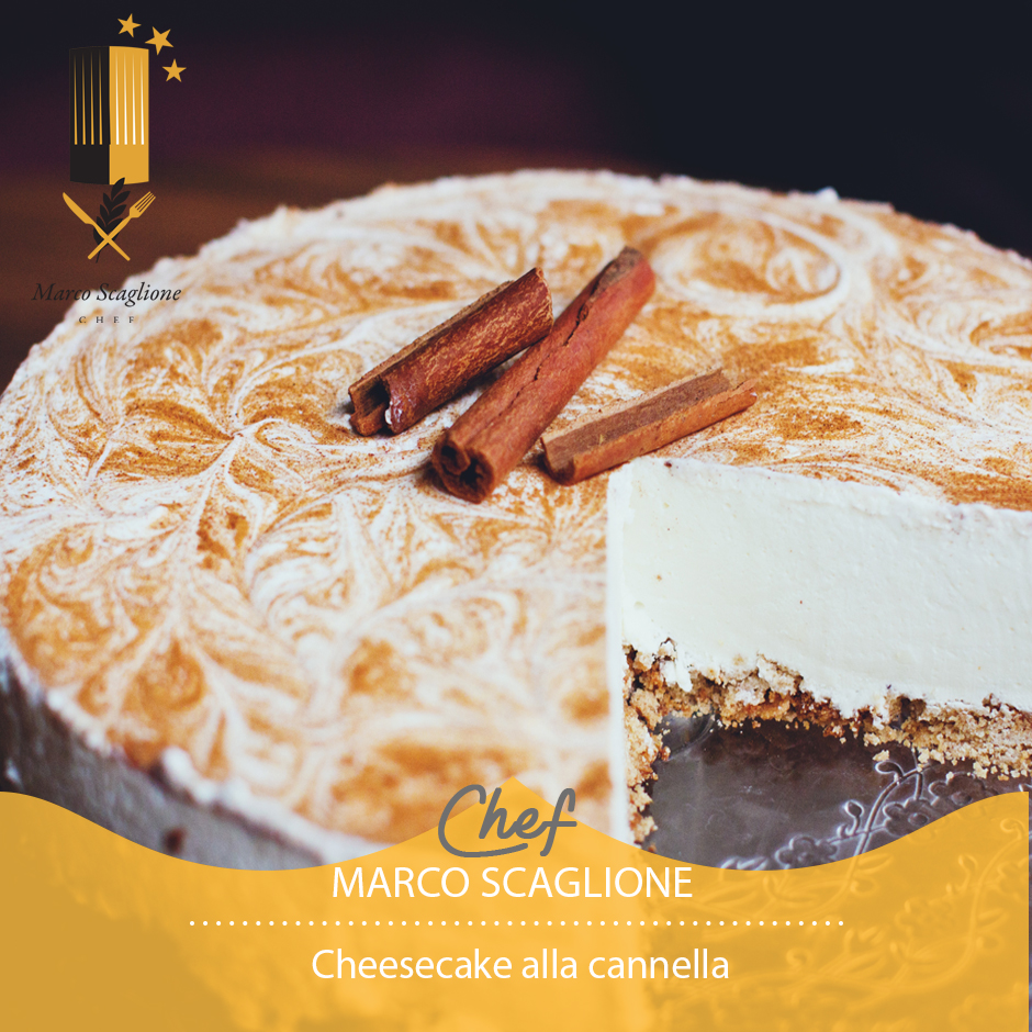 Cheescake alla cannella