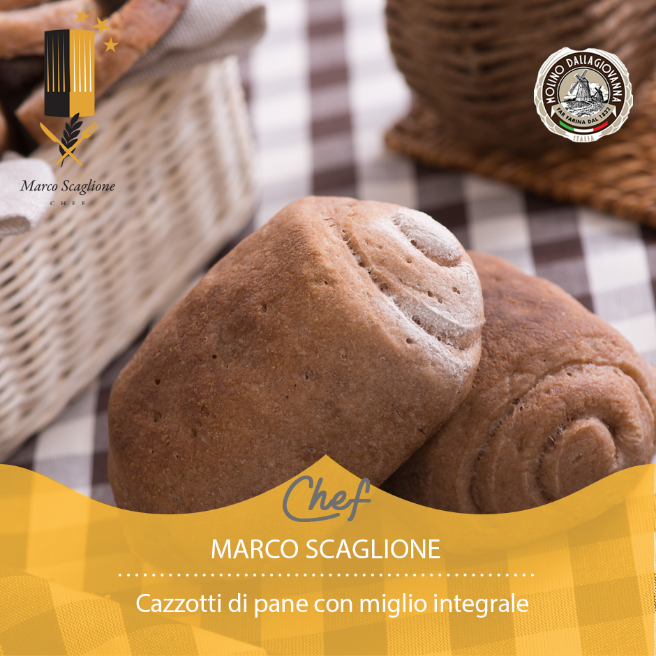 Cazzotti di pane con miglio integrale