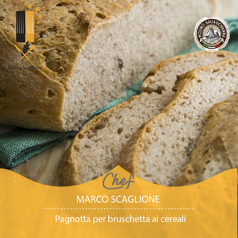 Pane per bruschetta ai cereali