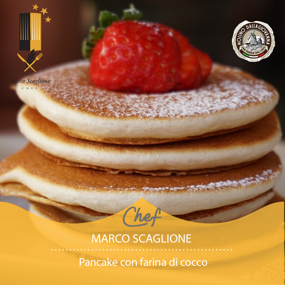 Pancake con farina di cocco