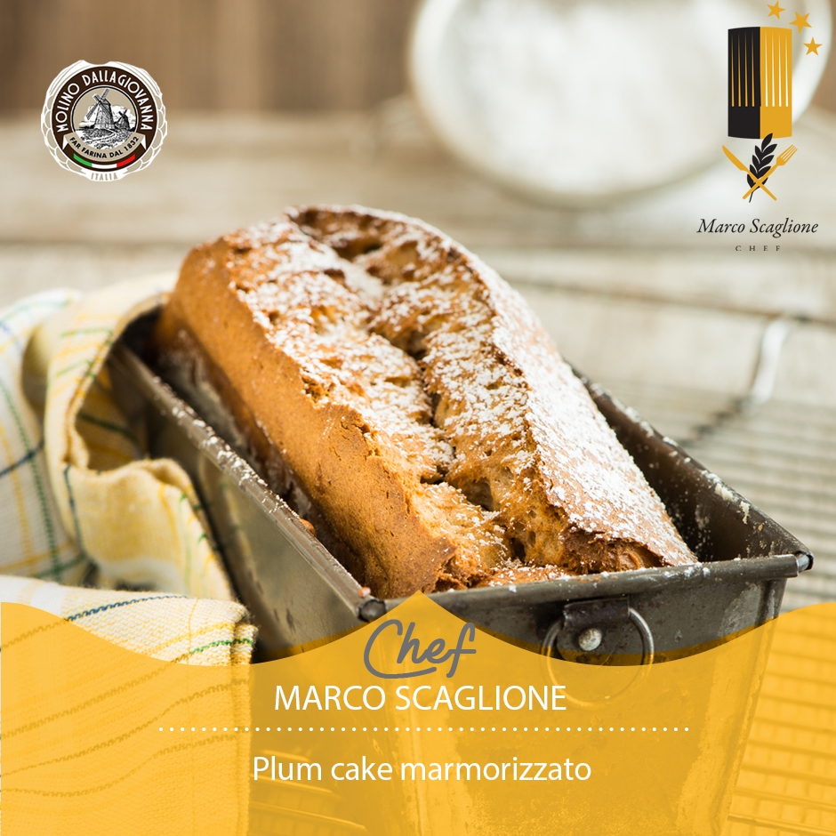 Plum cake marmorizzato