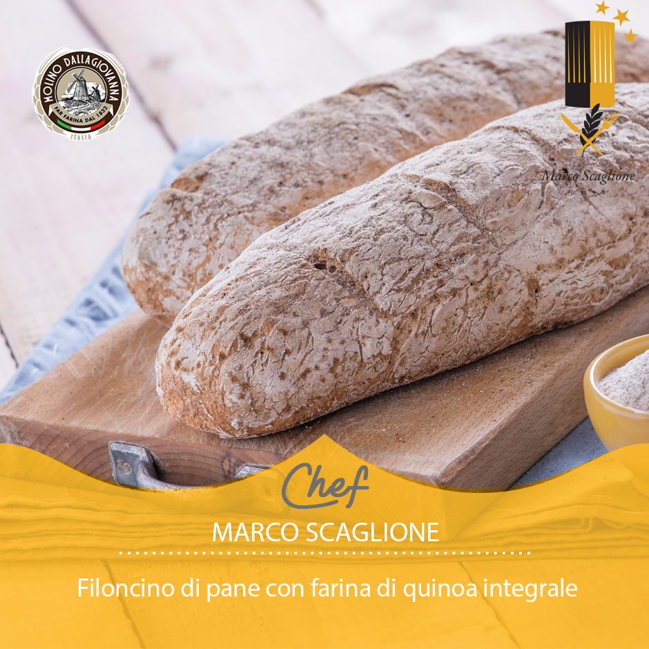 Filoncino di pane con farina di quinoa