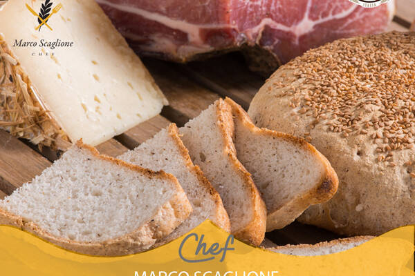 Pan de alforfón con aceite de linaza y semillas de sésamo