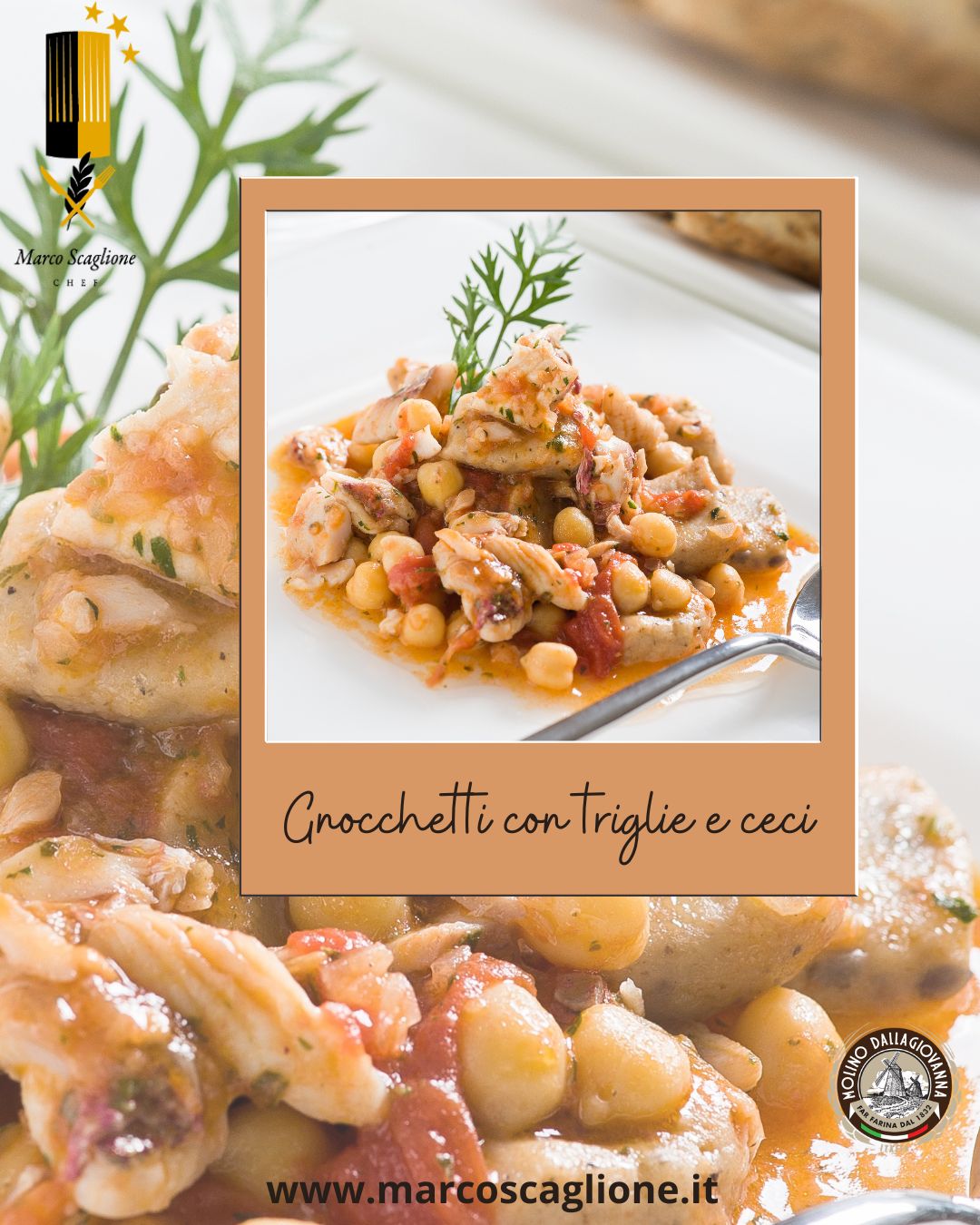 Gnocchetti con triglie e ceci