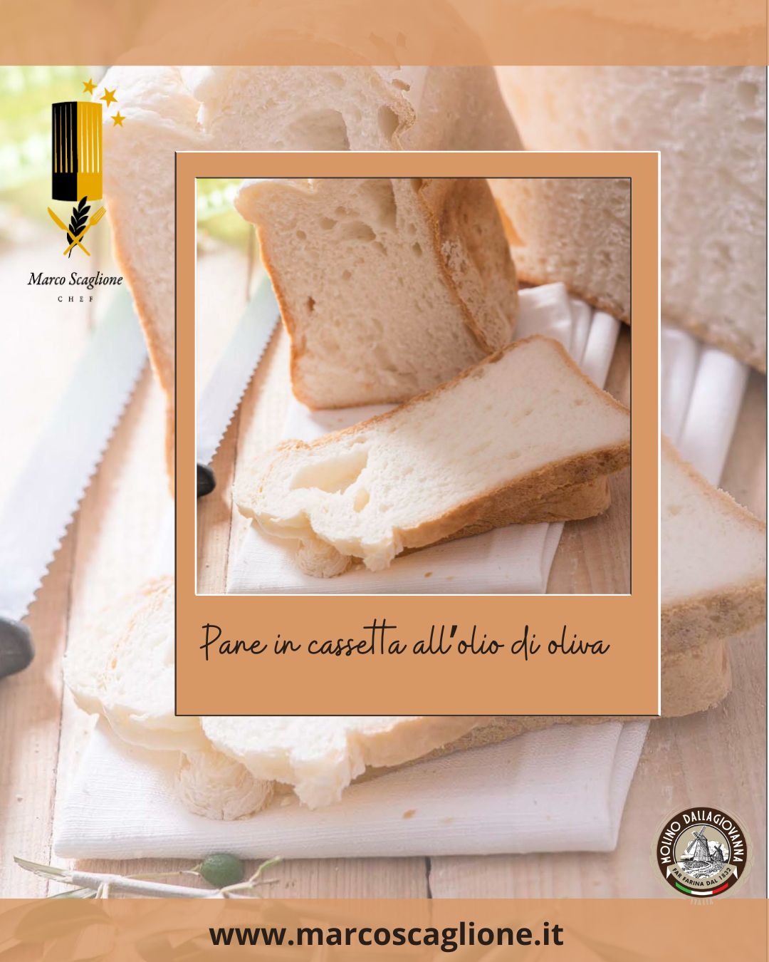 Pane in cassetta all'olio di oliva